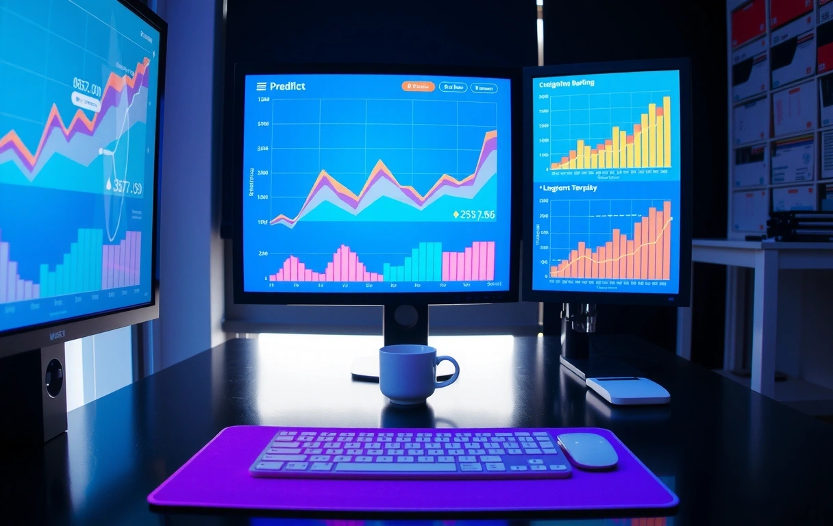 Predictive data visualization display